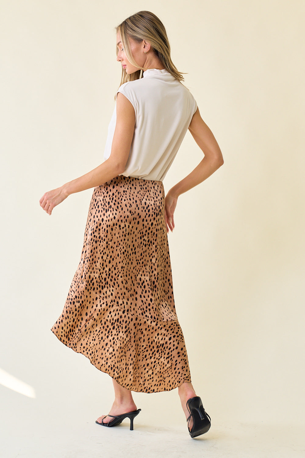 Asymmetrical Midi Skirt