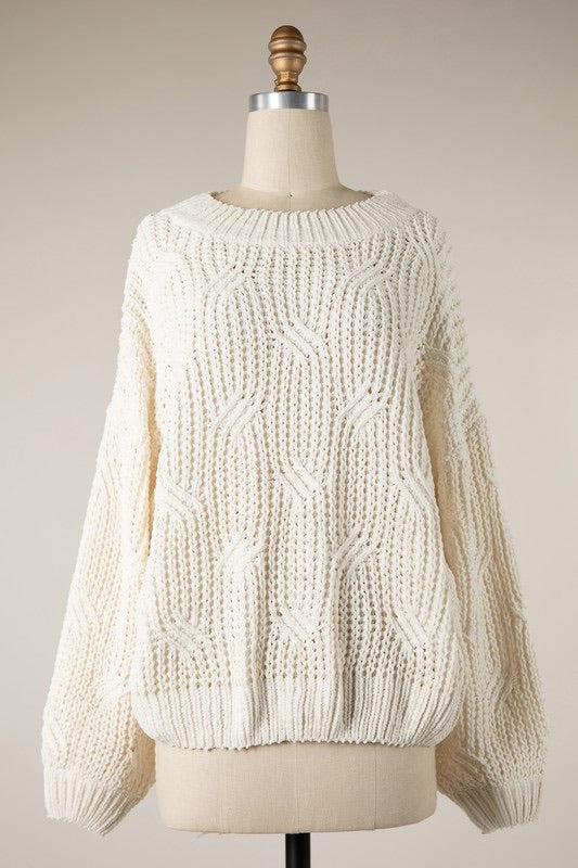 Crochet Knit Sweater