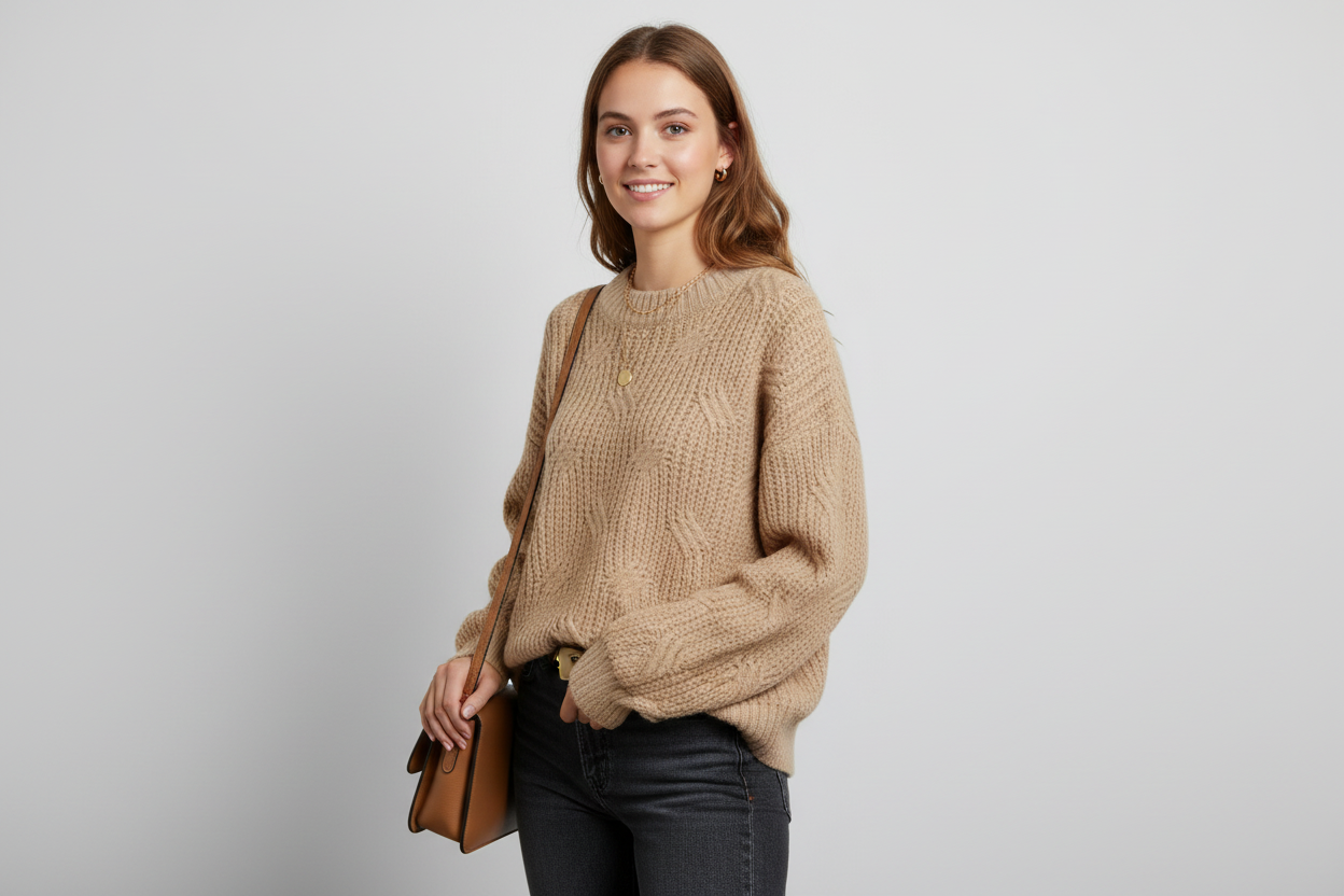 Crochet Knit Sweater