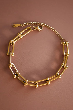 U-shaped Link Chain Bracelet