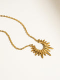 Gold Sun Necklace - Muse