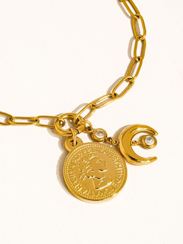 Celestial Coin Bracelet
