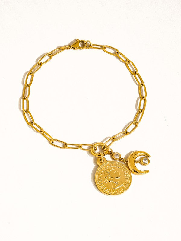 Celestial Coin Bracelet