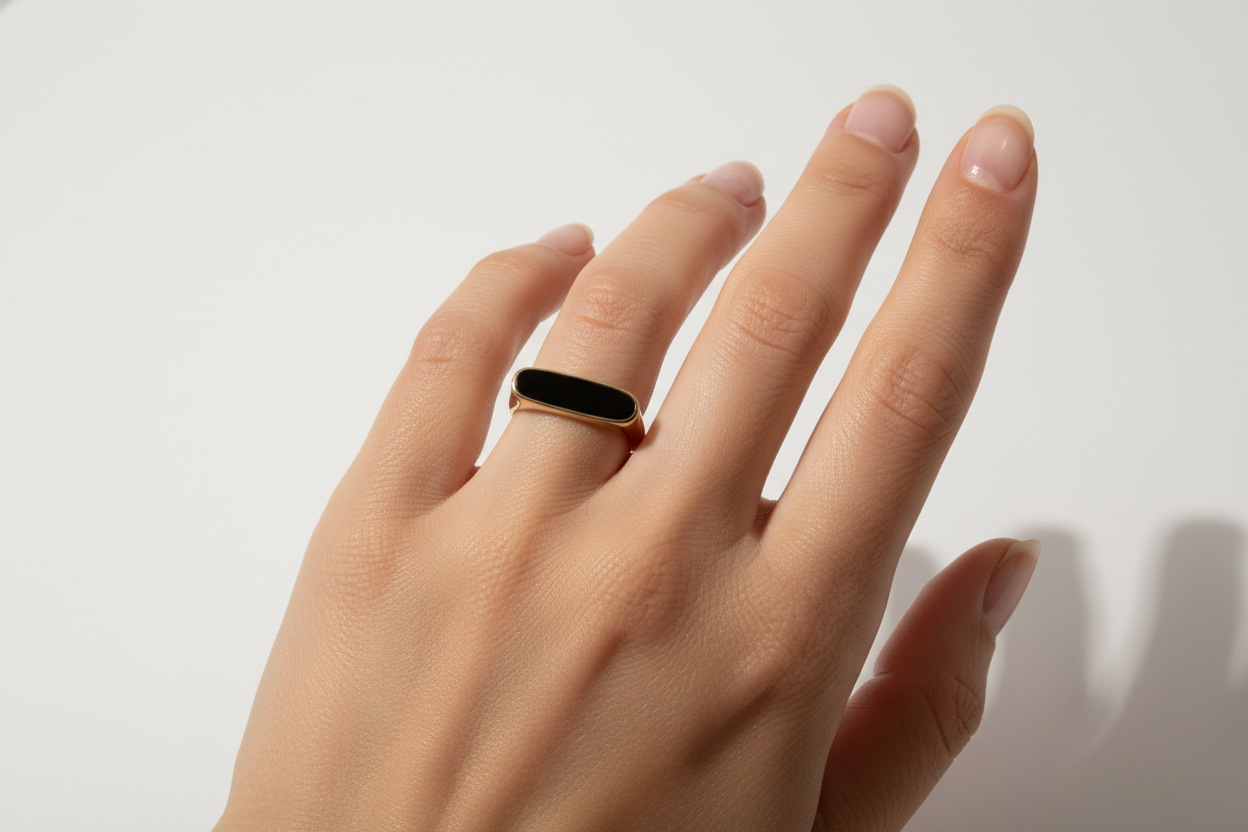 Onyx Signet Ring