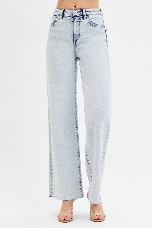 High Rise Wide Leg Jeans