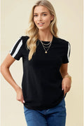 Stripe Sleeve Tee