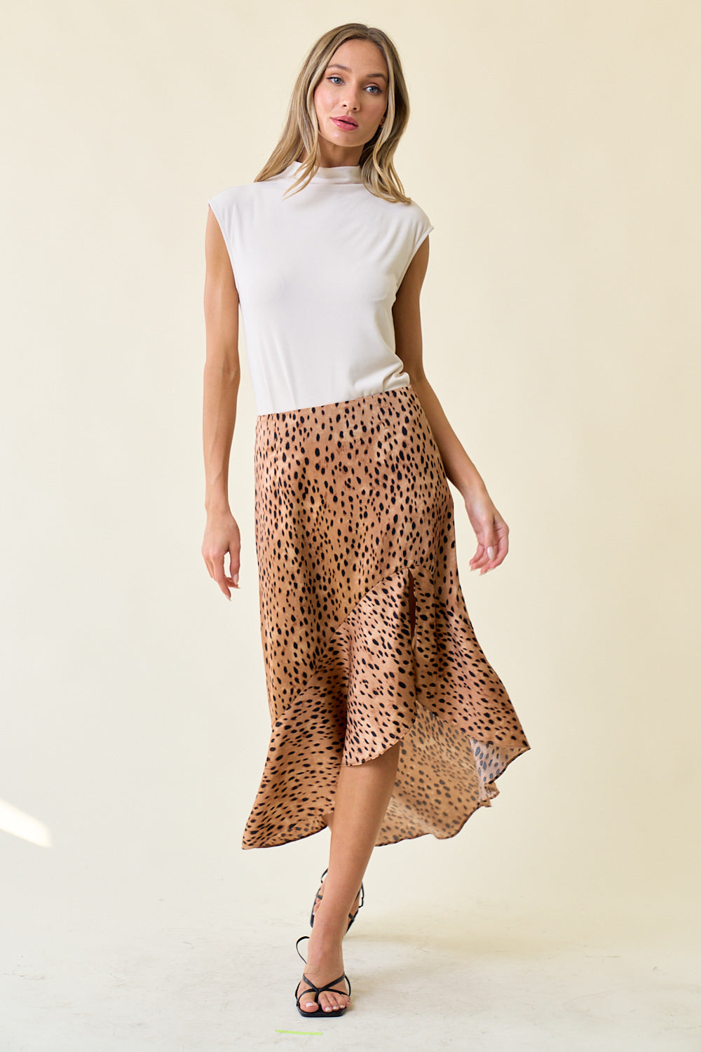 Asymmetrical Midi Skirt