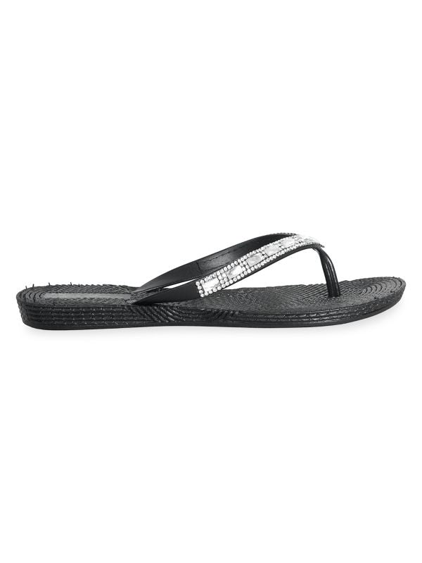 Gigi Rhinestone Flip Flops