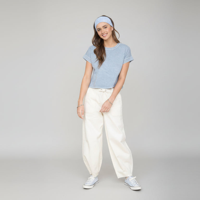 Drawstring Baggy Jean