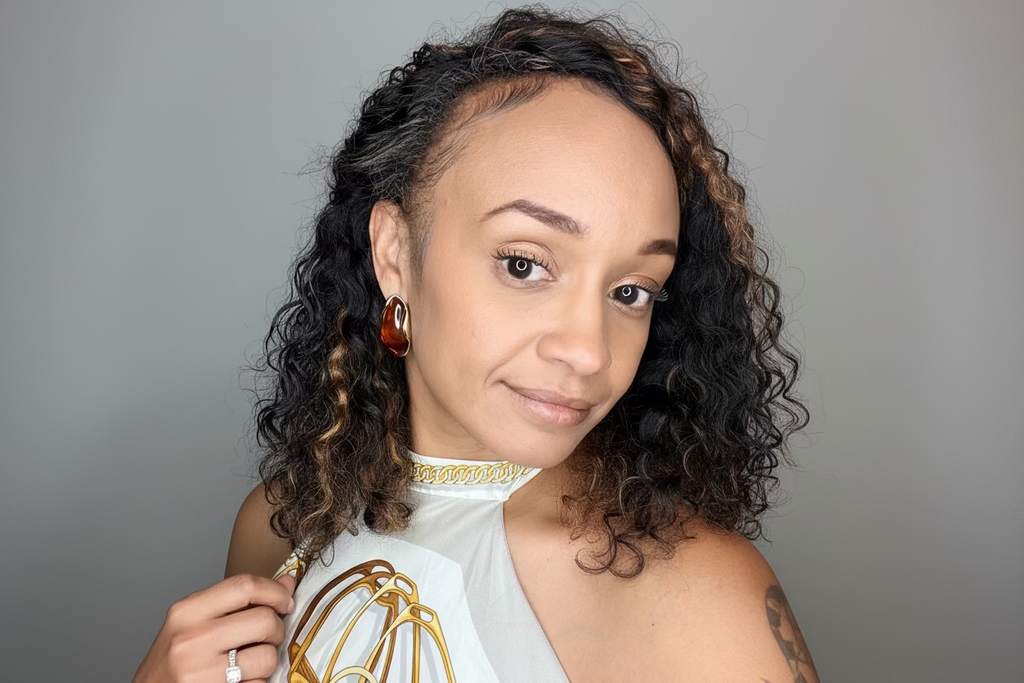 Maélie 18K Gold Non-Tarnish Resin Drop Earrings