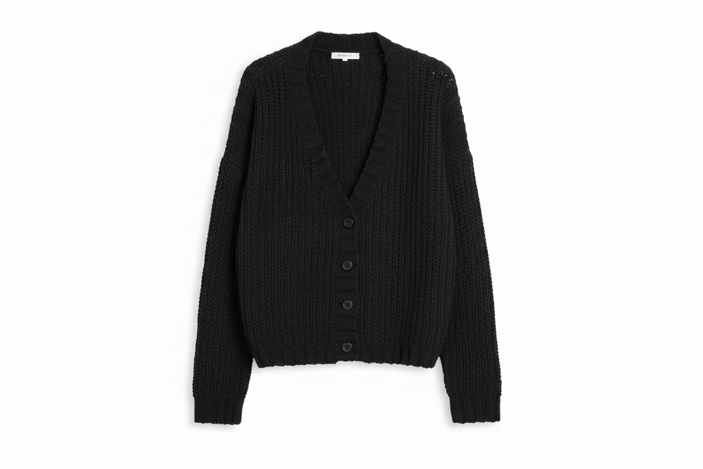 Soft Black Cardigan
