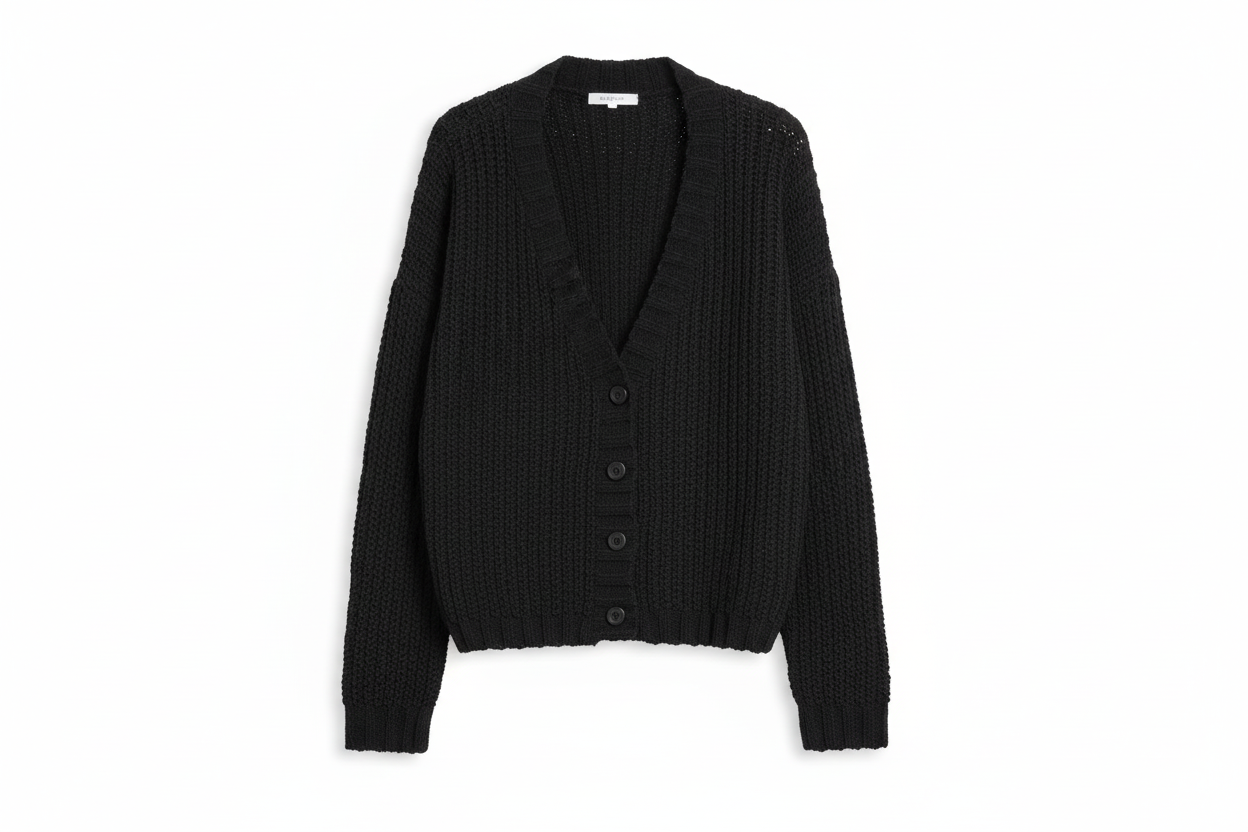 Soft Black Cardigan