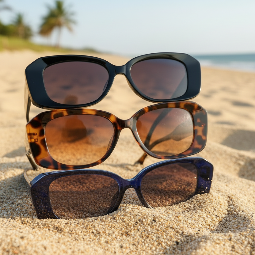 Trendy Rectangular Sunglasses