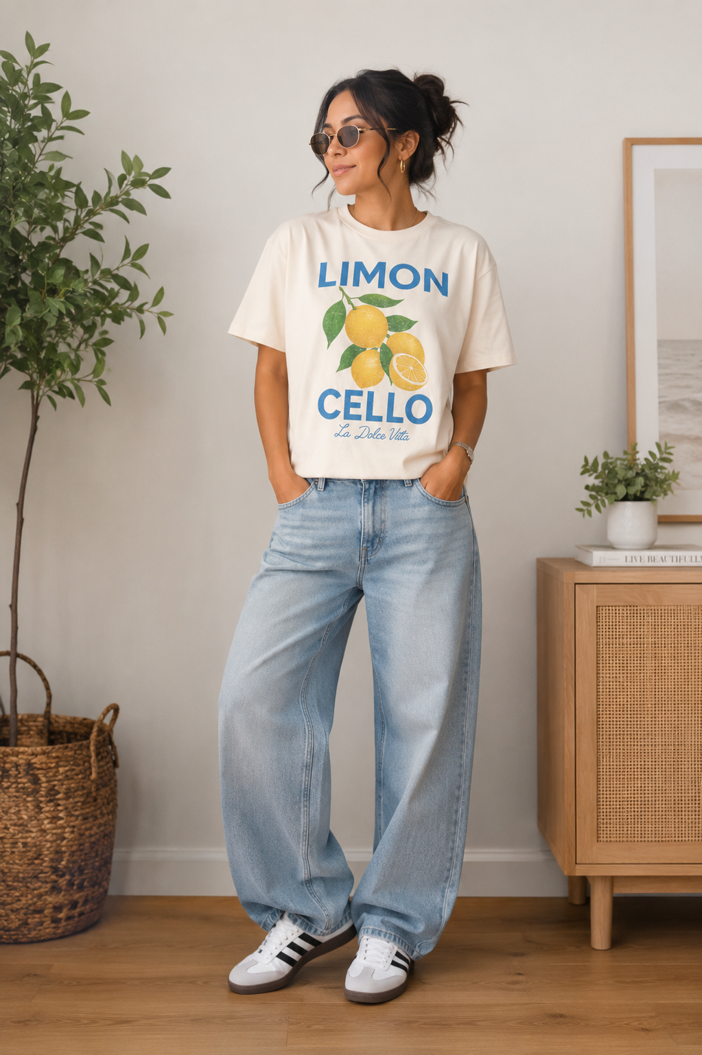 LIMONCELLO LA DOLCE VITA OVERSIZED
GRAPHIC TEE