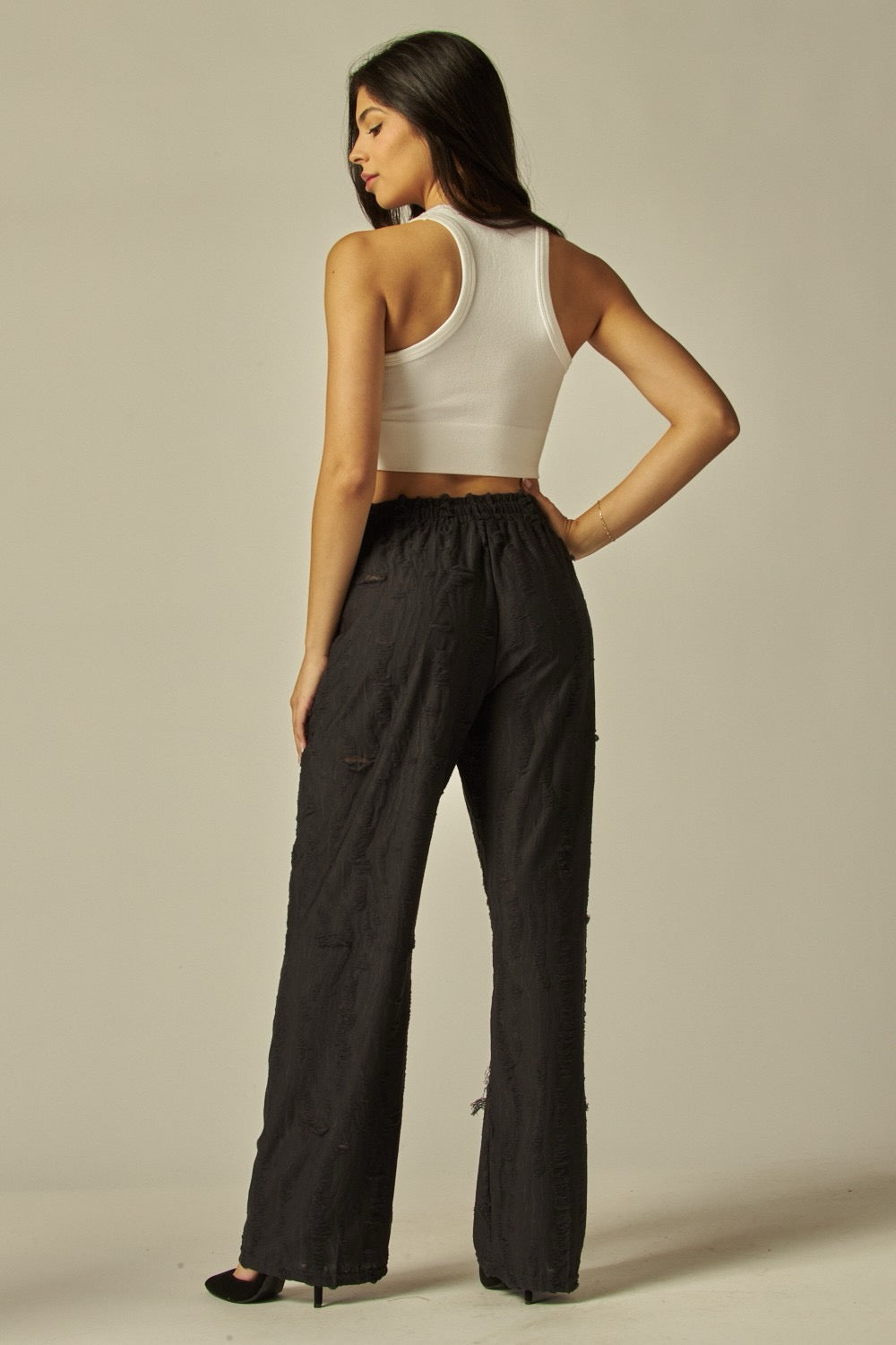 Wide Leg Printed Lounge Pants For Women