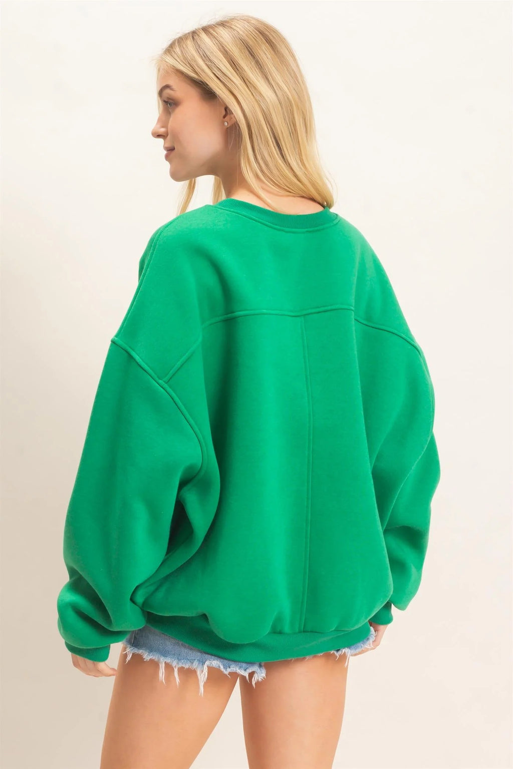 Oversized Dropped Shoulder Sweatshirt