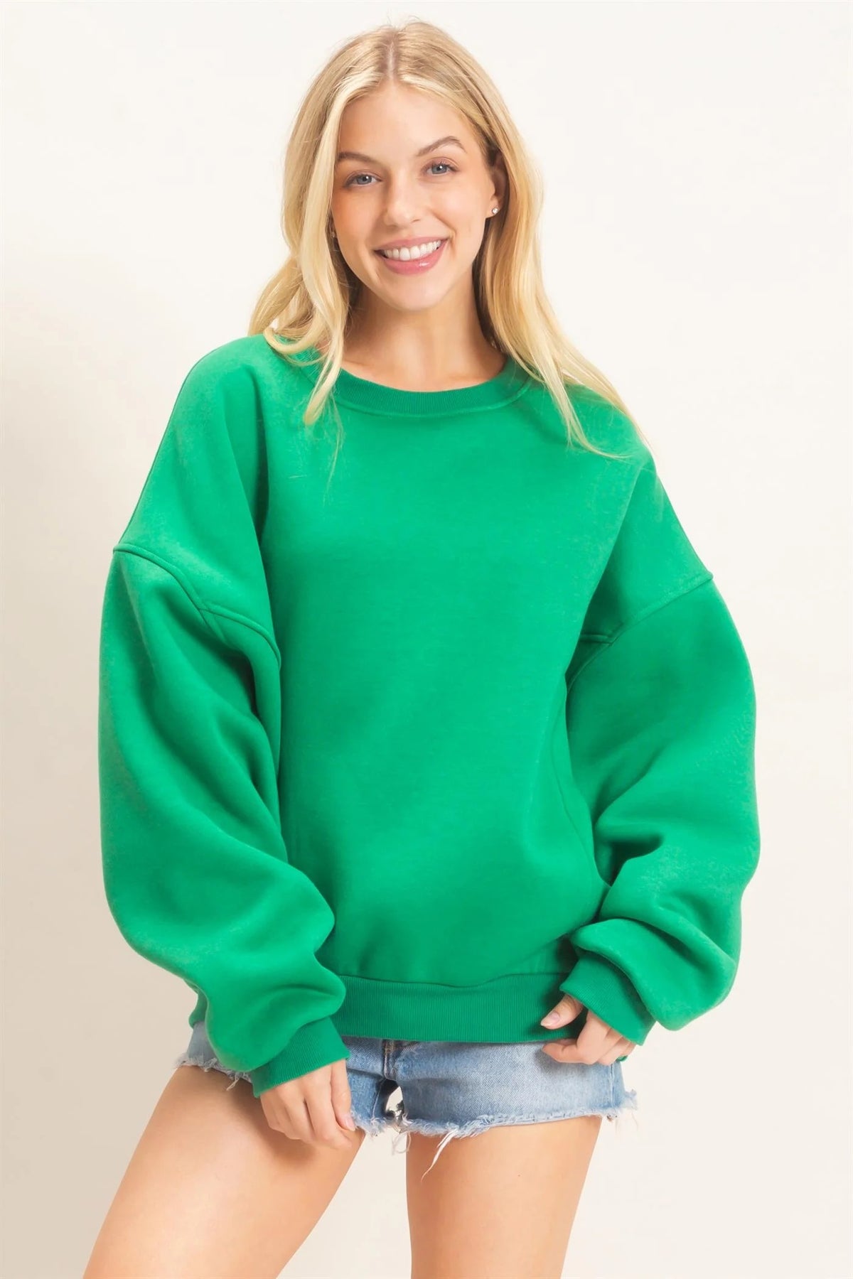 Oversized Dropped Shoulder Sweatshirt