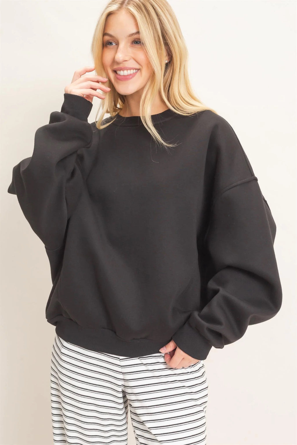 Oversized Dropped Shoulder Sweatshirt
