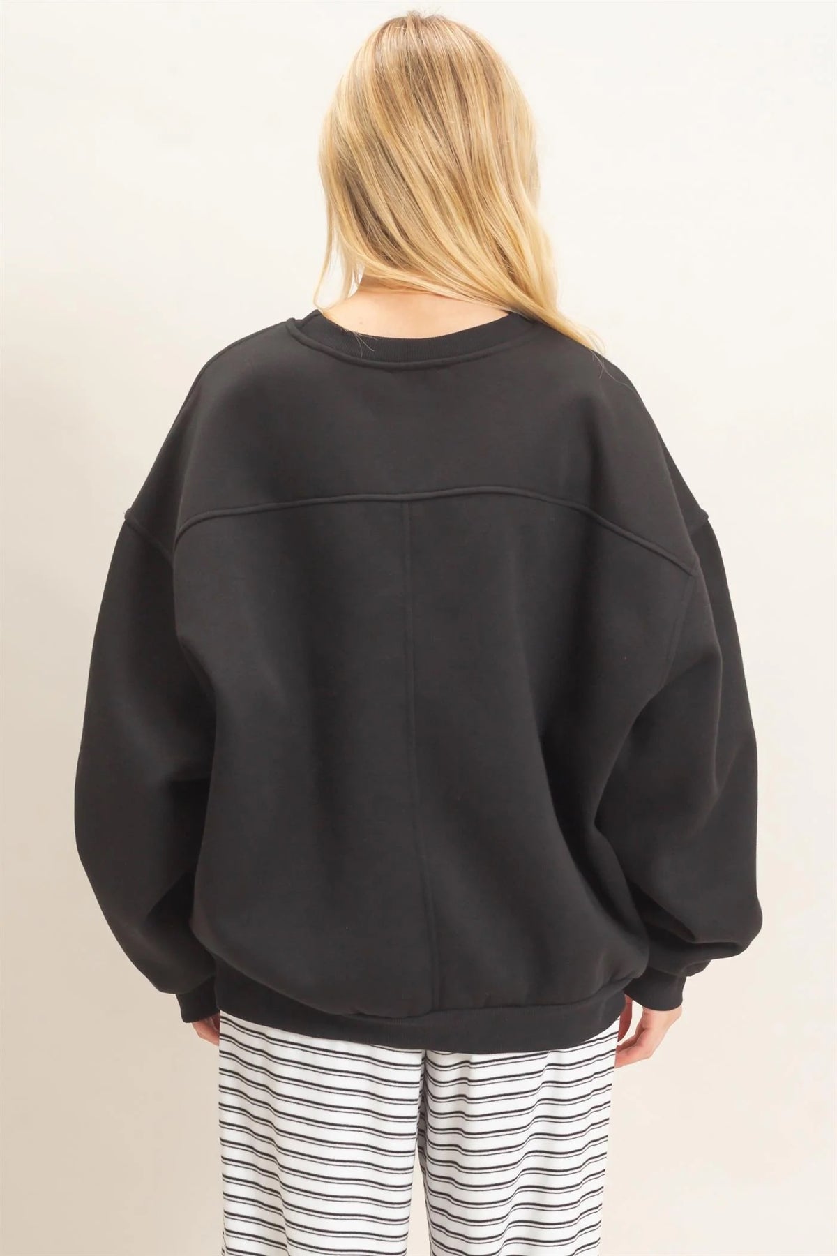 Oversized Dropped Shoulder Sweatshirt