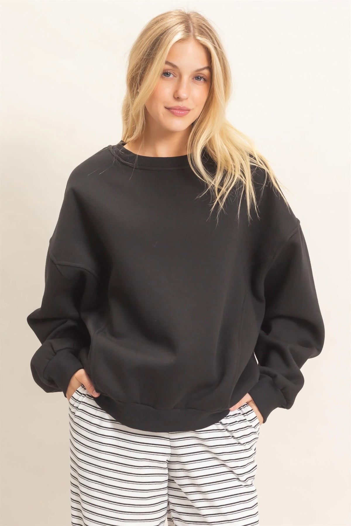 Oversized Dropped Shoulder Sweatshirt