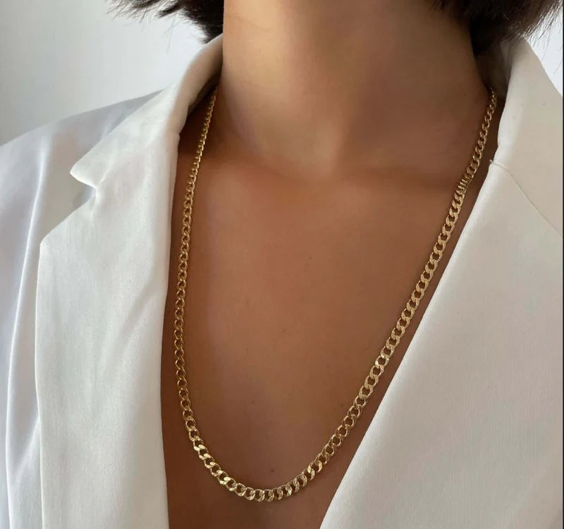 Gold Filled 4.5mm Cuban Chain