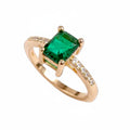 Gold Filled Petite Emerald Cut Ring