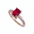 Petite Emerald Cut Ring