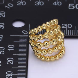 Multiple Band Wide Ear Cuff (1 Piece)