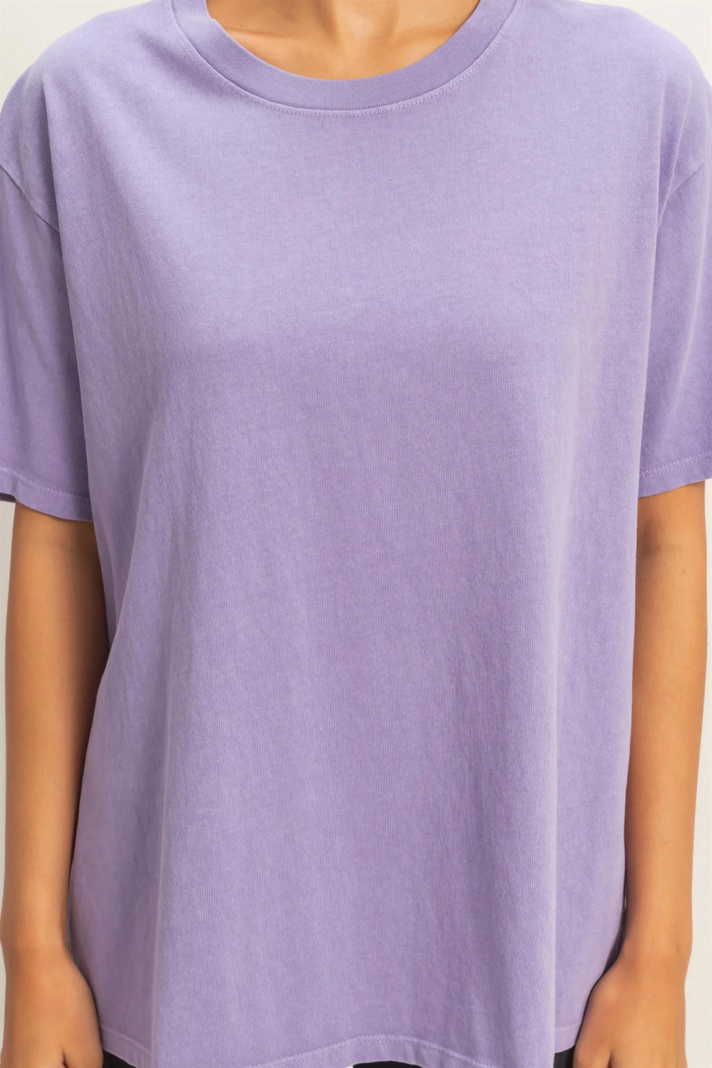 Pigment Dyed Crew Neck T-Shirt