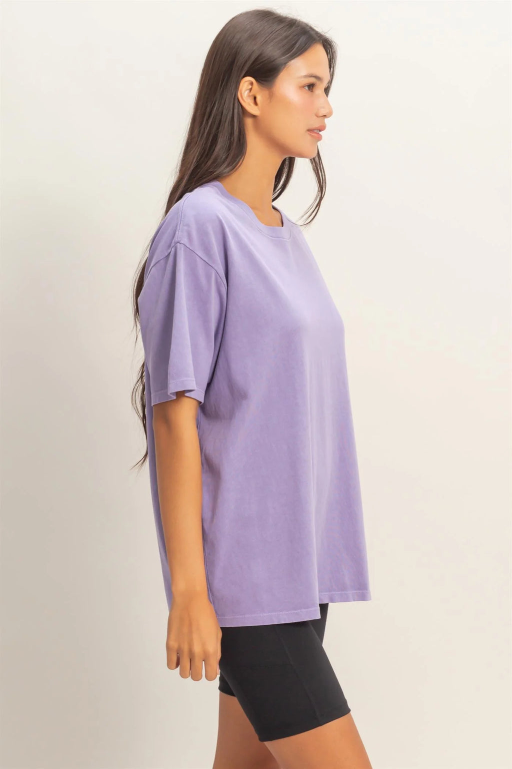 Pigment Dyed Crew Neck T-Shirt