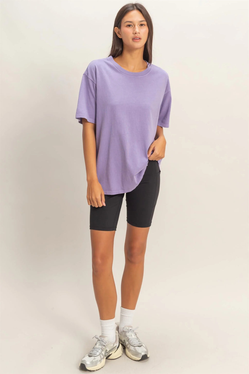 Pigment Dyed Crew Neck T-Shirt