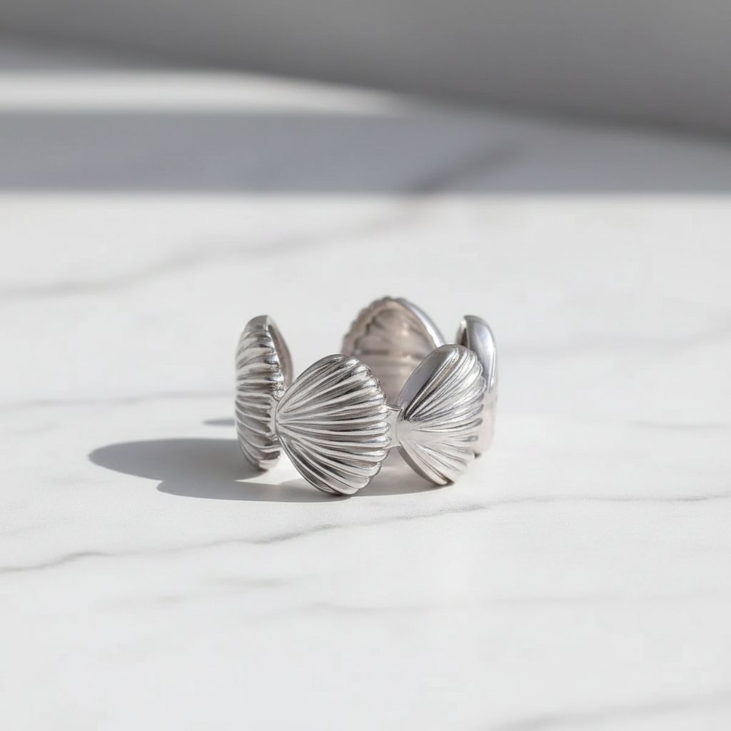 Shell Adjustable Ring